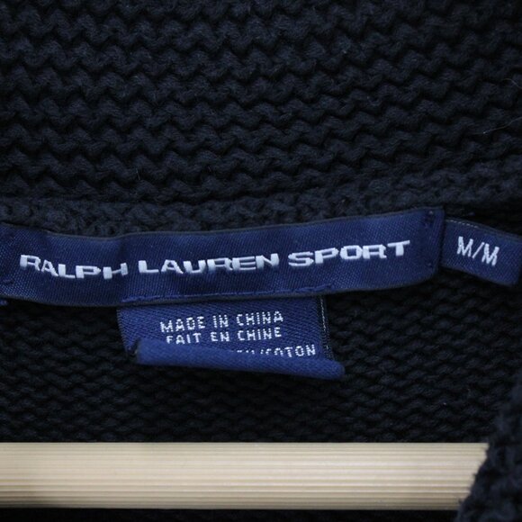 Ralph Lauren Sports Sweater Womens M Knit Pullover Cowl Neck Pony Embroidered - Picture 6 of 9
